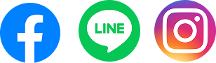 Facebook, LINE, Instagram